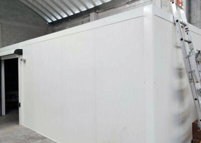 Lámina tipo sándwich, Aislamart de México, Cuarto de Conservación para Productos Lácteos