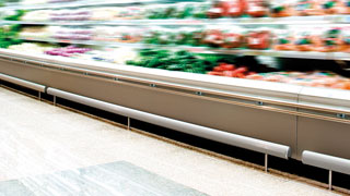 Cuartos fríos comerciales y áreas de preparación.